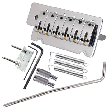 

6 Strings Roll Ball Guitar Bridge Saddle Tailpiece for Guitar Strat SQ ST Electric Guitar Tremolo Bridge Standard Guitar Accesso