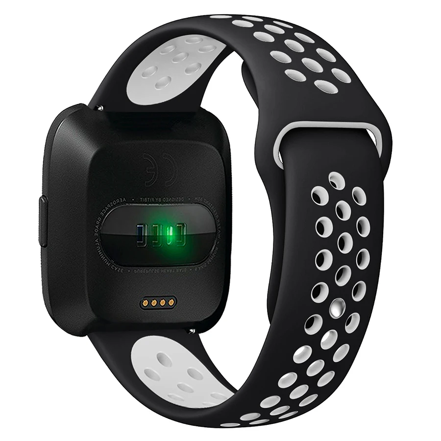 Спортивный двойной силиконовый ремешок для Fitbit Versa/versa 2 Smart Watch Band Сменные аксессуары для Fitbit Versa Lite Correa