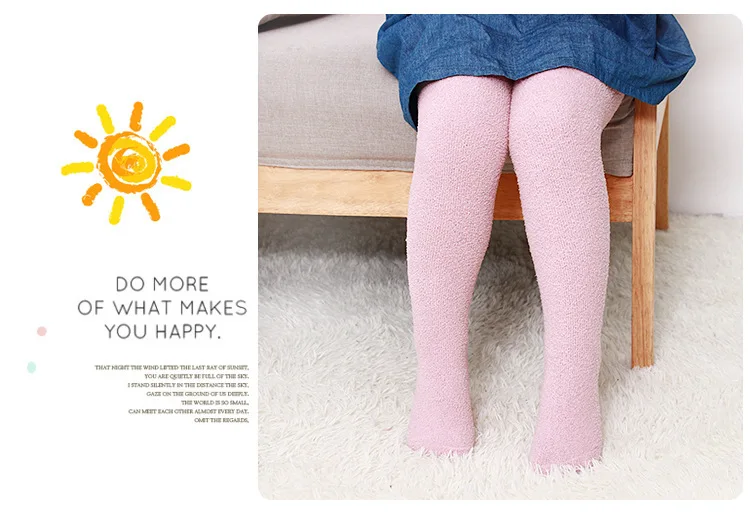 baby girls tights Coral velvet comfortable elastic bottom pantyhose girls stocking autumn and winter kids warm girls stockings