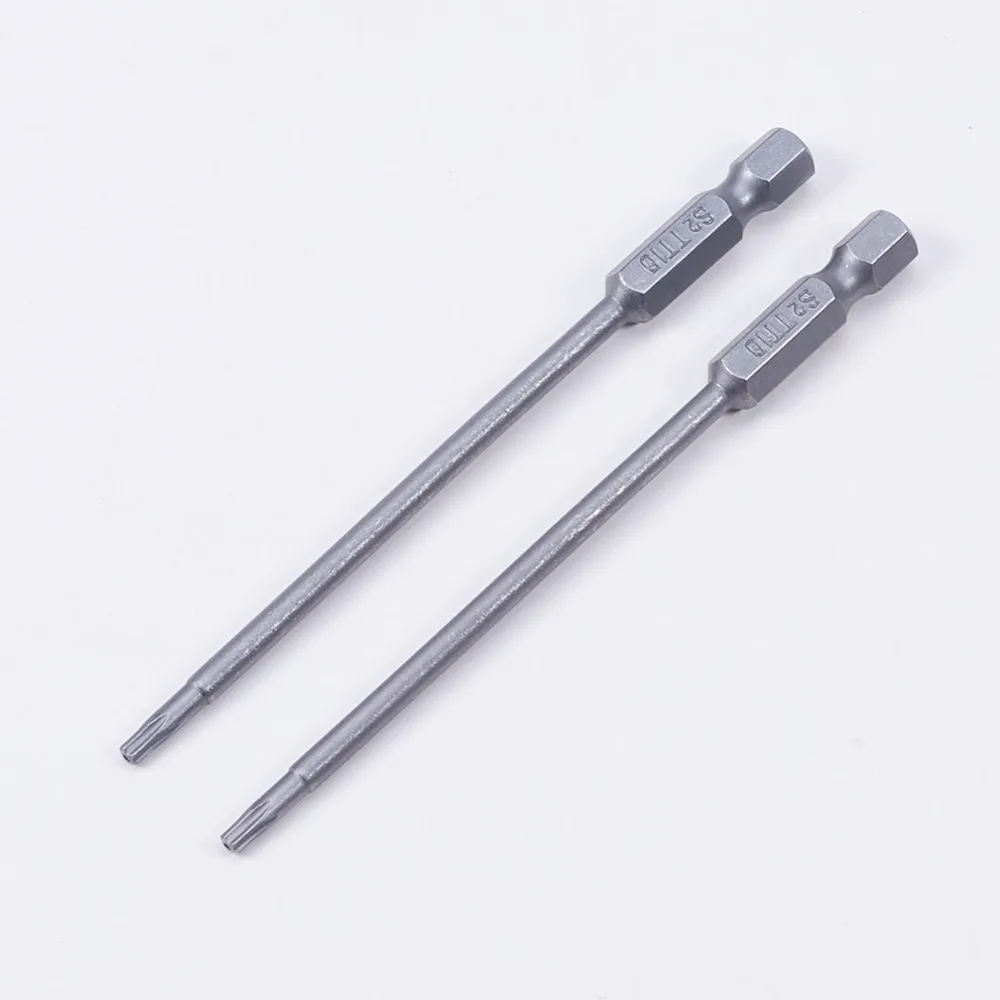 Utoolmart 2/5 шт. отвертка бит S2 100/150 мм Длина 1/4 ''шестигранным хвостовиком Магнитная отвертка бит T8 T10 T15 T20 T25 T27 T30