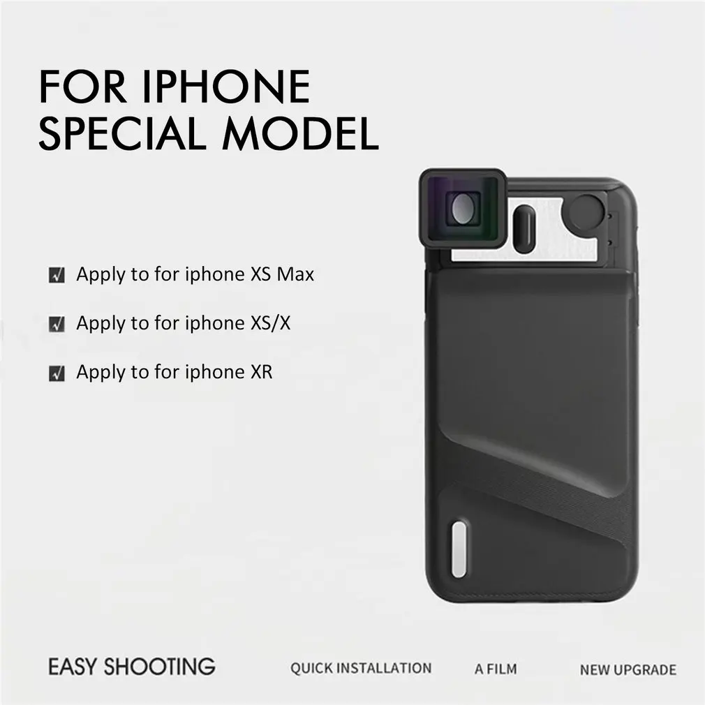 

Upgrade Version 1.33X Deformation Mobile Phone Lens Universal Clip Widescreen Movie Wide-Angle Camera Lens