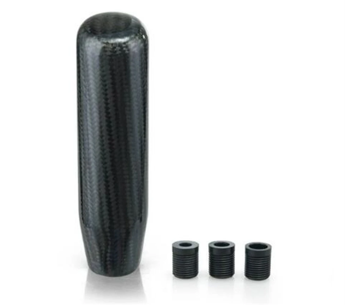 130mm Car Carbon Fiber Manual Transmission Aluminum Gear Shift Knob