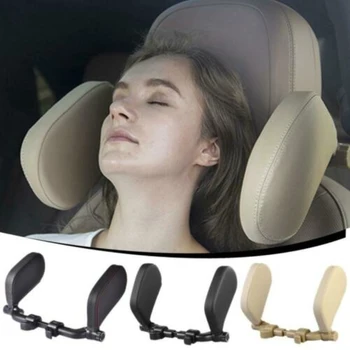 

Car Neck Rest Headrest Cushion U-shaped Pillows Leather Cloth Memory Foam Travel Sleeping Side Support For Children And Adults