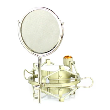 

60mm Metal Shock Mount Stand Microphone Spider Mic Holder Wind Screen Shockproof For Audio Technica AT5040 AE2500 AT4060 AT4050