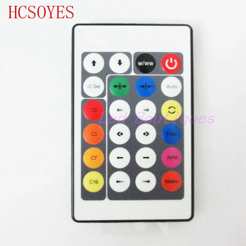 DC5V 12V 24key RF IR беспроводной пульт дистанционного управления led ИК RGB RGBW светодиодные полосы контроллер для WS2811 WS2812B Светодиодные Ленты