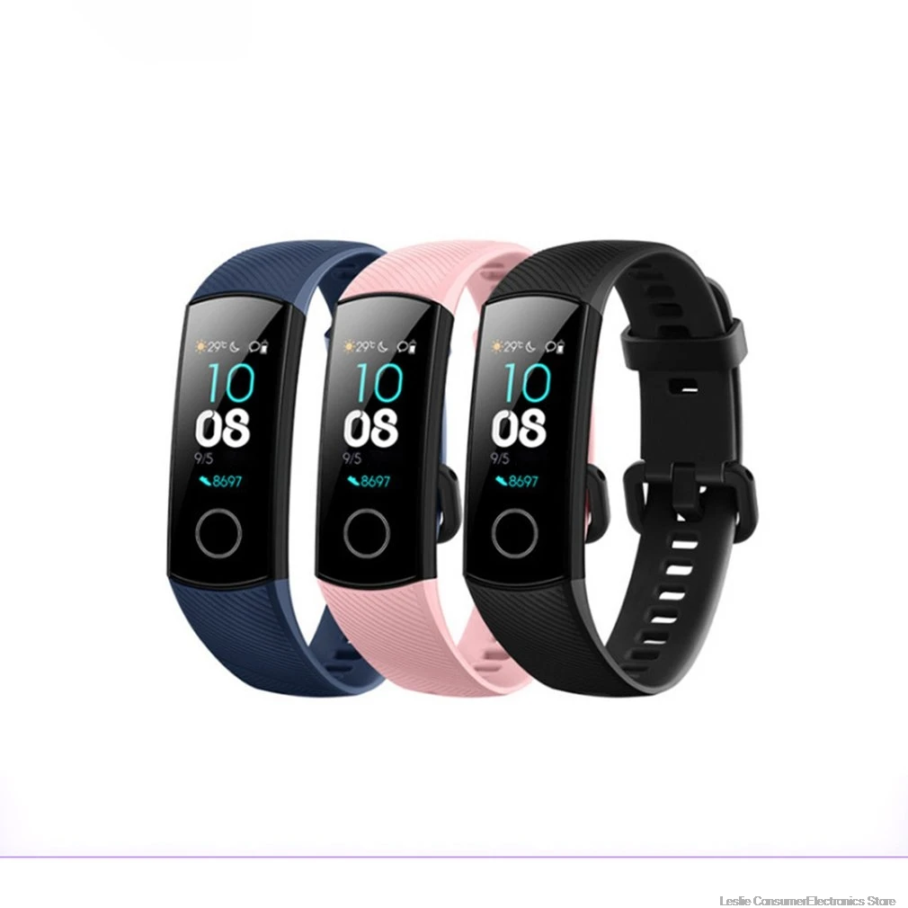 Смарт-браслет huawei Honor Band 4 0,9" Amoled цветной сенсорный экран для плавания дисплей осанки обнаружения пульса сна оснастки