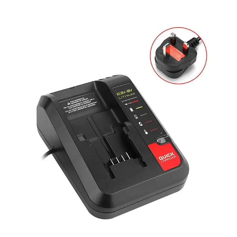 Зарядное устройство для Black Decker Для Porter-кабель для аккумуляторов Стэнли 10,8-20 в