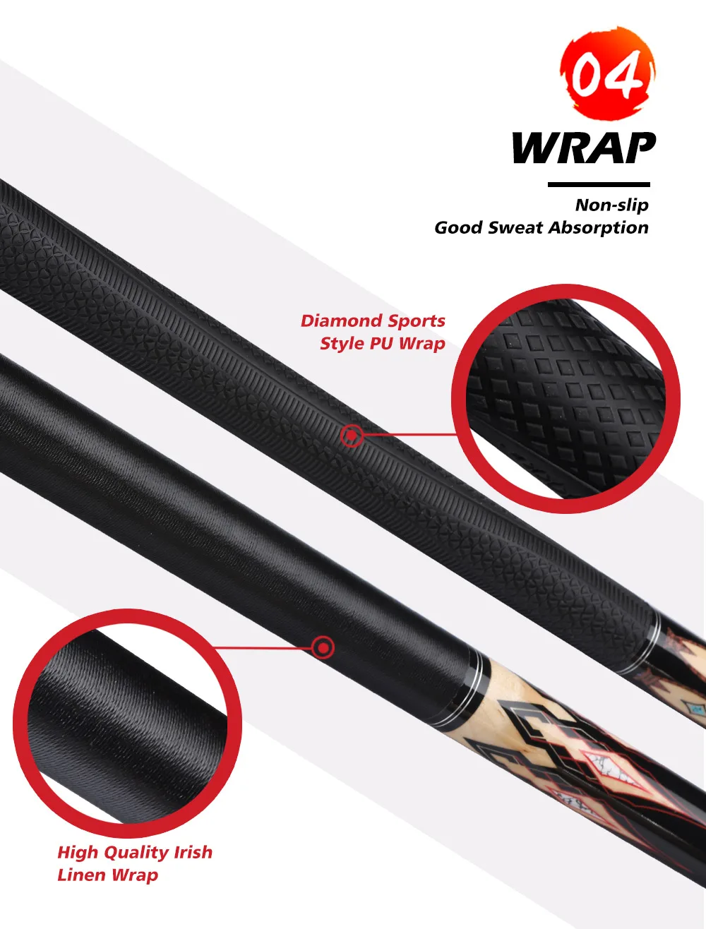 FURY DE Billiard Pool Cue Stick with Case 11.75mm/13mm Tip 147cm Billar Kit for Champion Professional Athlete with Case G