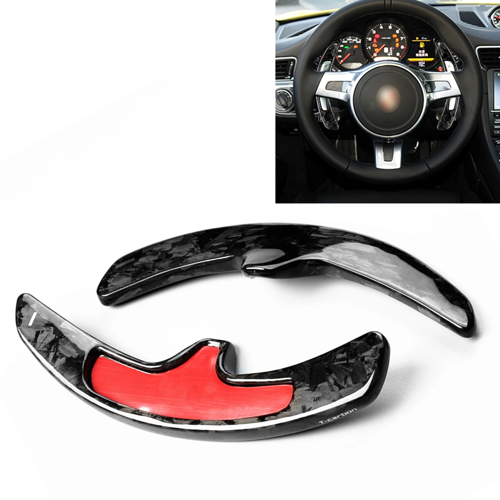 Carbon Fiber Gear Steering Wheel Shifter Shift Paddle Extension