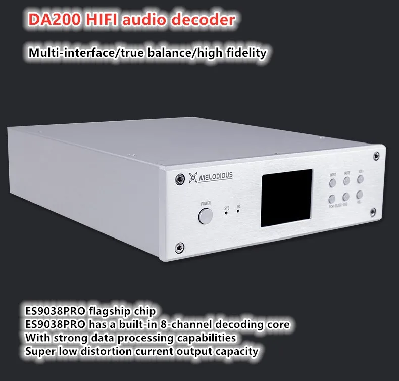 ES9038PRO полностью сбалансированный декодер DAC поддерживает жесткое декодирование DSD512