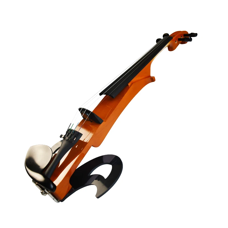 Kinglos 4/4 wireless mic transmitter chinrest spindle screwdriver carbon fiber case electric Violin