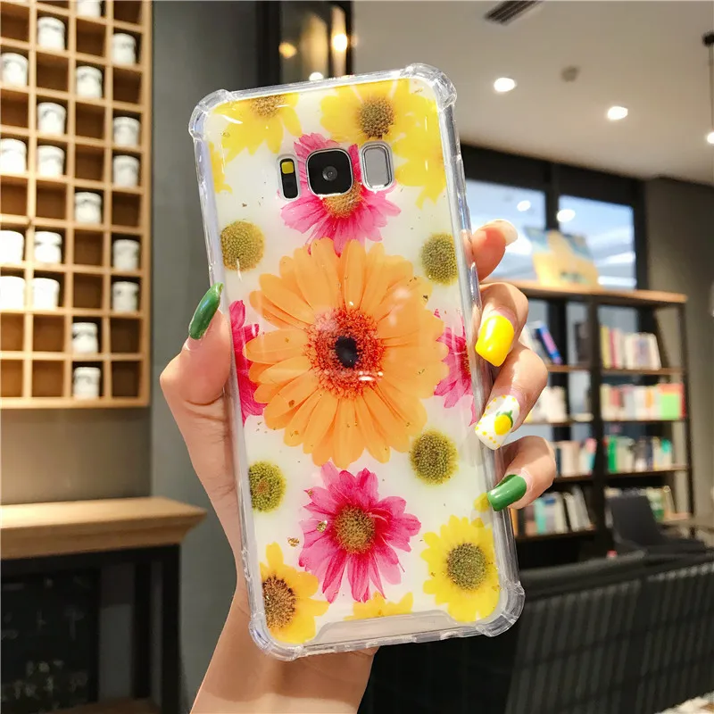 Для samsung S10 S10 Plus S10 Lite S10 5G милый цветок фрукты противоударный Ins чехол для samsung Note 10 Note 10 Pro Note 9 Note 8