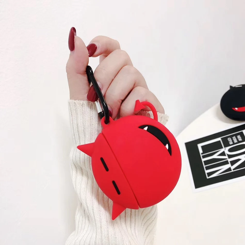 717-P 3D чехол с милой Свинкой из мультфильма для Airpods 2, чехол, силиконовый Bluetooth, беспроводной чехол для наушников для Apple Air pods, чехол, аксессуары, ремешок - Color: 717-P