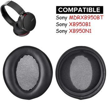 

Earpads Replacement Ear Pads Cushions Muffs For Sony MDR XB950BT XB950N1 XB950B1 XB950AP XB950/H Wireless Bluetooth Headphones