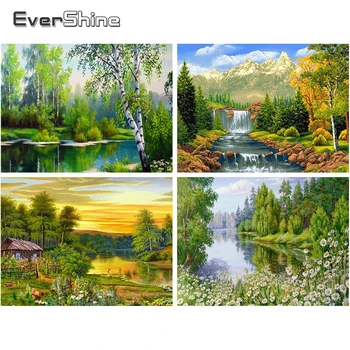 

Evershine 5D Diamond Embroidery Scenery Full Square Diamond Painting Landscape Diamond Mosaic Cross Stitch Full Set Home Decor