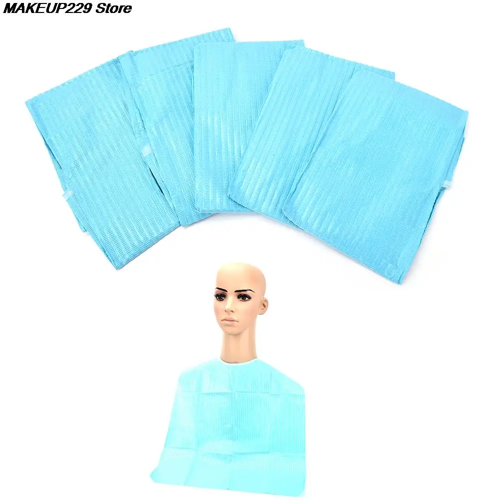 10 штук пакет одноразовый синий цвет шейный платок медицинский магазин полотенца