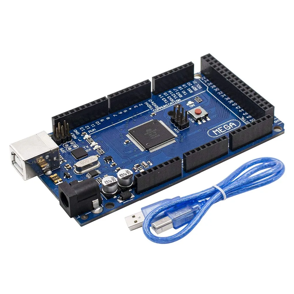 S ROBOT LAFVIN Mega 2560 R3 ATmega2560-16AU плата+ USB кабель совместим с Arduino IDE EC14