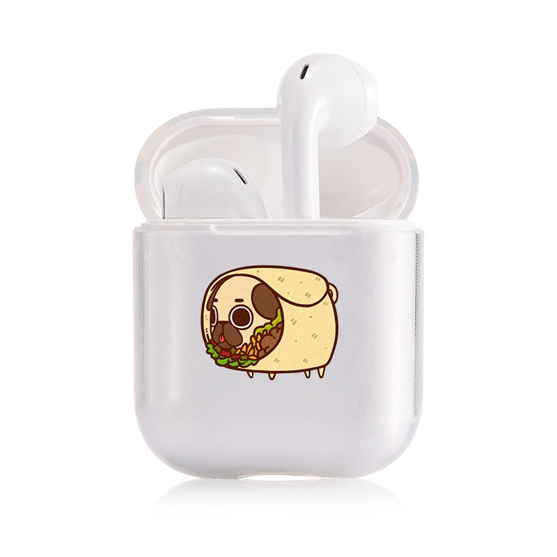 Мягкий силиконовый милый Чехол Air Pods для Apple airpods, Роскошный чехол с изображением животных, собаки, ребенка, AirPods, Bluetooth, аксессуары для наушников - Цвет: I201277