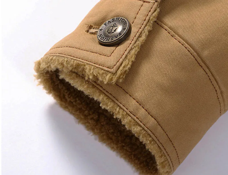 KIOVNO Men Winter Thick Jackets Outwear Fleece Lined Military Thermal Denim Jackets Coats For Male Size M-5XL Windbreak (11)