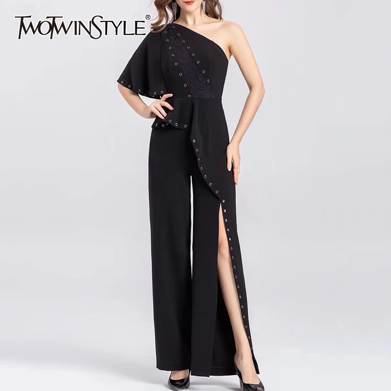 side split jumpsuit
