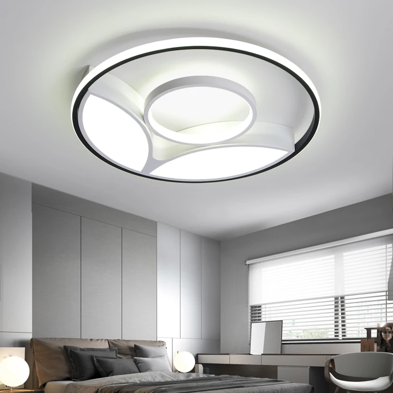 

LICAN LED Ceiling lights for Living room Bedroom Round 110v 220v Ceiling Lamp for study room simple ceiling lamp
