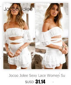 Jocoo Jolee, винтажные женские летние костюмы с открытыми плечами, новинка, цветочный принт, облегающий боди для женщин с оборками