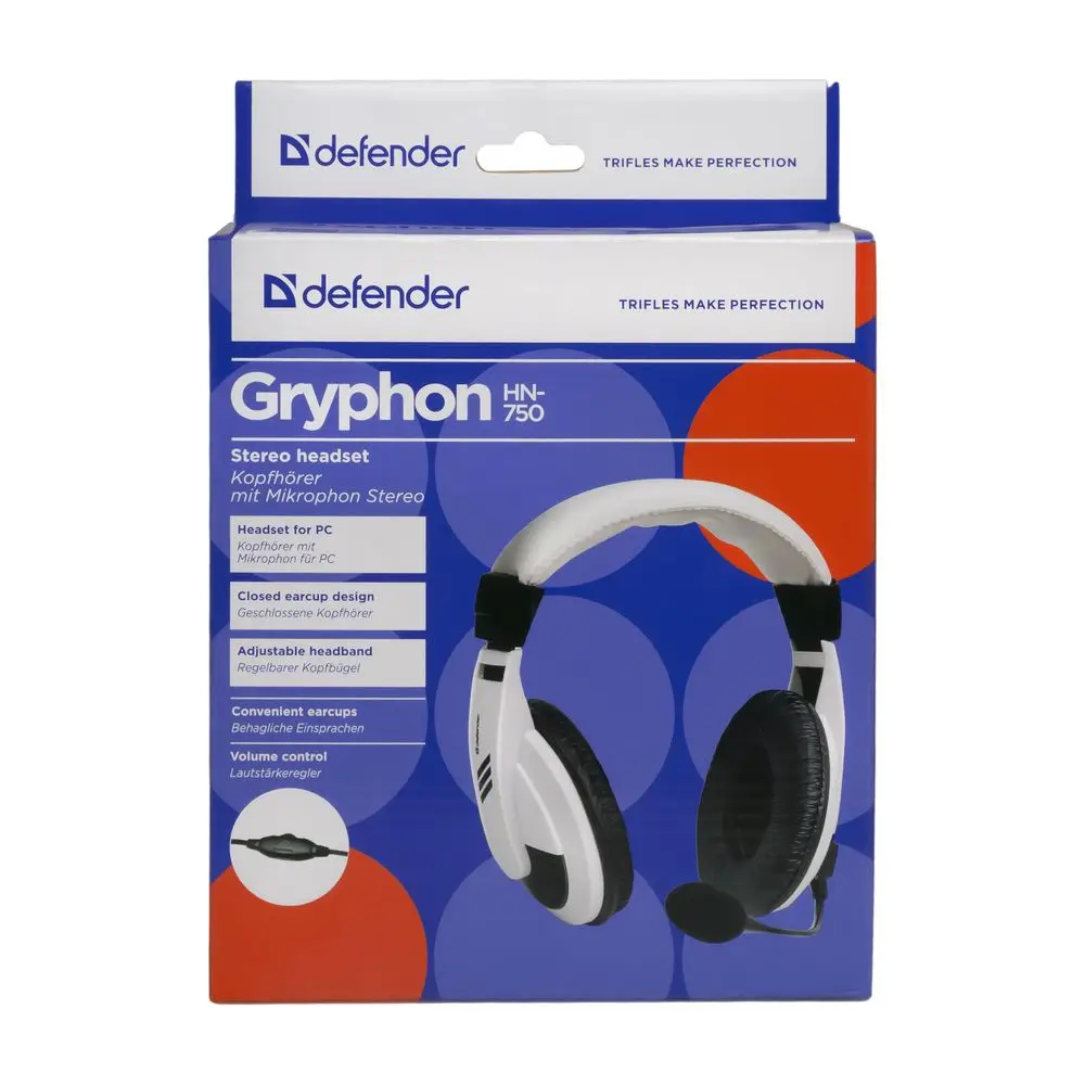 Гарнитура Gryphon 750 белый, кабель 2 м