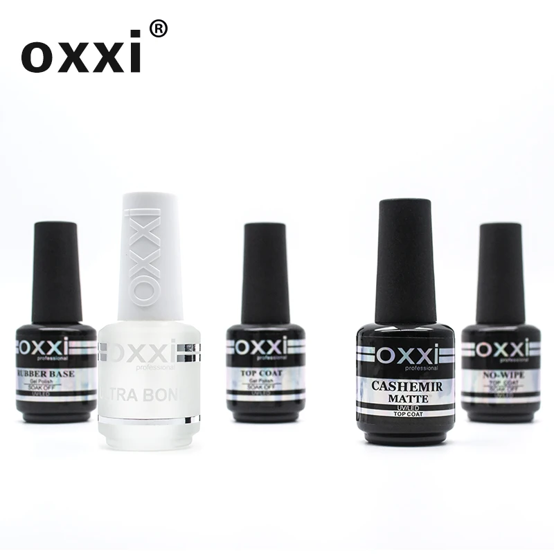 oxxi New 15ml Acid-free Primer For Nails Desiccant Hybrid Varnish Permanent Nail Polish Degreasing Base Coat Manicure Set of Gel 6