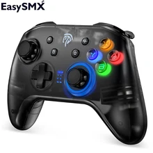 EasySMX ESM-4108 Pro kontroler dla Nintendo przełącznik PC Bluetooth Gamepad kontroler wibracji dla Nintendo przełącznik PC