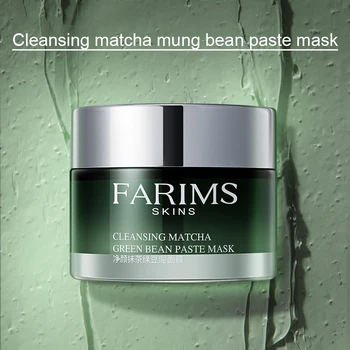 

Hot Matcha Mung Bean Clay Mask Deep Cleansing Moisturizing Tightening Pores Smear Mask For Youthful Skin t6