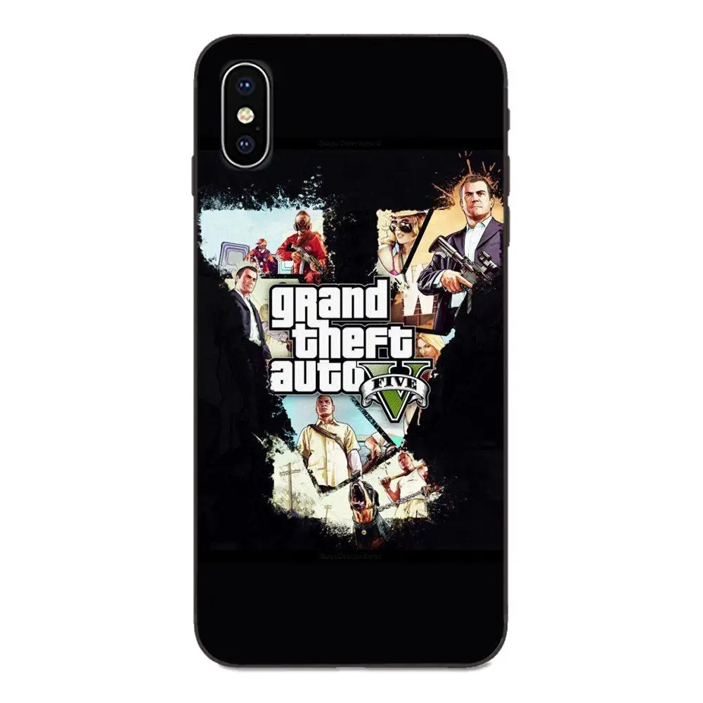 Горячие Gta Grand Theft Auto 5 V пила для Huawei Honor 5A 6A 6C 7A 7C 7X8 8A 8C 8X9 9X10 10i 20 Lite рro ТПУ чехол для мобильного телефона - Цвет: as picture