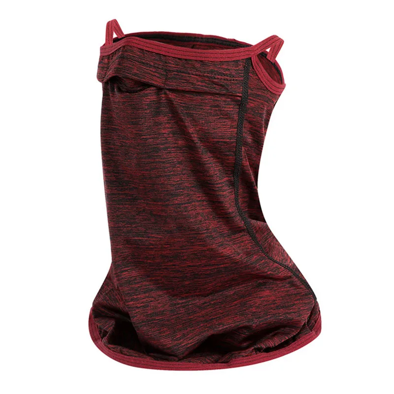 Outdoor Sports Ice Silk Neck Warmer Face Mask For Skin Protect Sunscreen