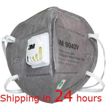 

N95 9042V 3M 20PCS/Box Grey Safety Protective FFP2 FFP3 Dust Masks Anti-PM 2.5 Sanitary Working Respirator With Filter Structure