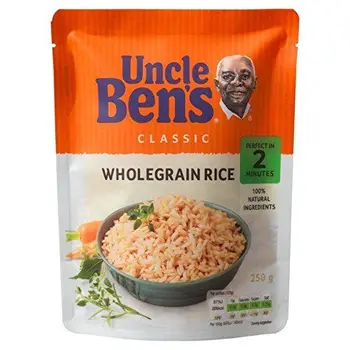 

Uncle Ben's Classic Wholegrain Microwave Rice 250g - Pack of 6