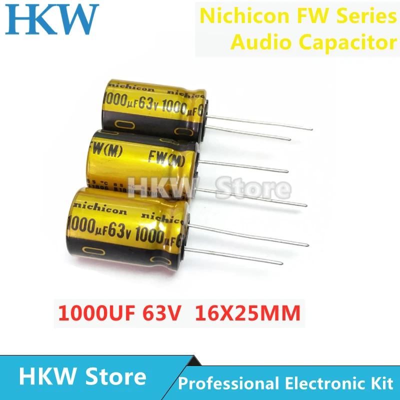 novo e original 63v1000uf 16*25mm