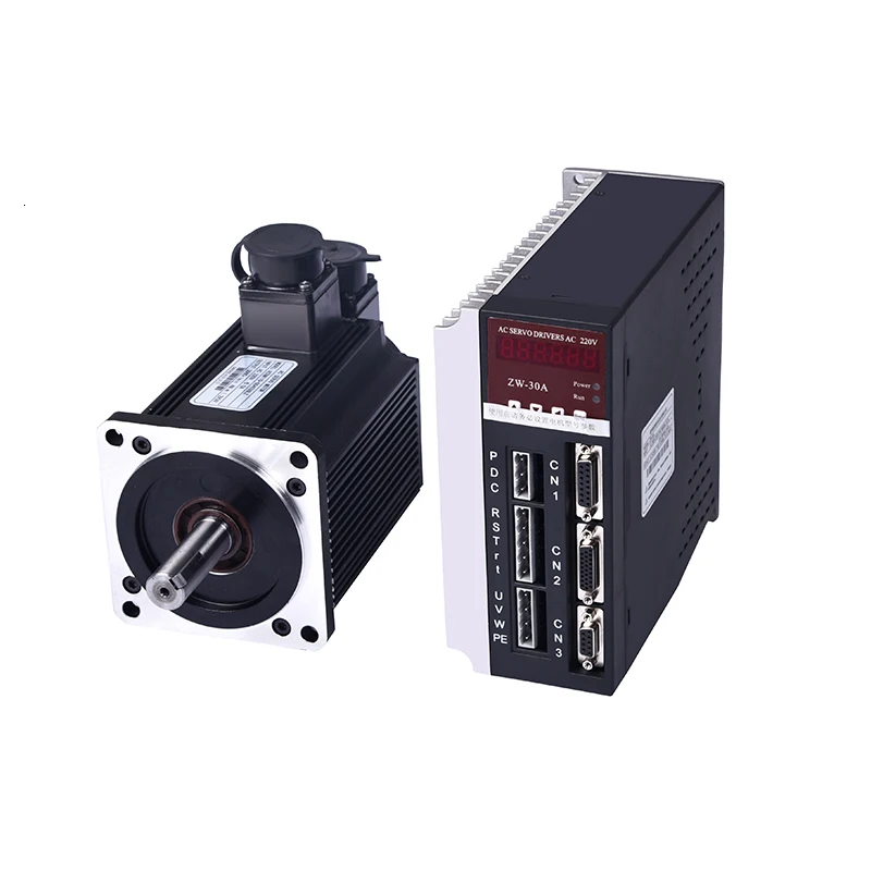 130ST-M07725 380V 2KW серводвигатель переменного тока 2000W 2500 об/мин 7.7N.M. Однофазный привод переменного тока, постоянный магнит, совпадающий драйвер AASD-50A