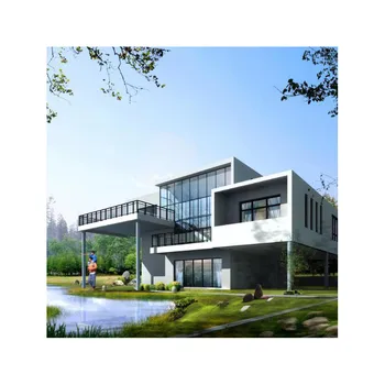 

Modern and luxury prefab light steel house kits villa made in China fast and easy to assemble