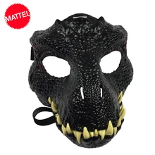 원래 mattel 쥬라기 세계 2 공룡 partysaurus 렉스 현실적인 마스크 코스프레 소품 할로윈 의상 어린이 성인을위한 장난감(China)