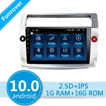 

Funrover Android 10.0 For Citroen C4 LA LC C-Triomphe C-Quatre 2004 - 2014 Car Radio Multimedia Video Player Navigation GPS DVD