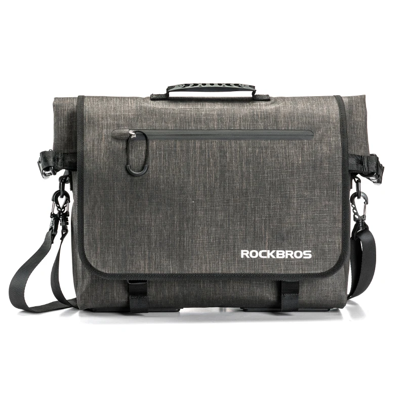 ROCKBROS спортивная сумка для велоспорта, водонепроницаемая, светоотражающая, вместительная, Спортивная, многофункциональная, 10л, мужской, для путешествий, деловой рюкзак - Цвет: AS-031