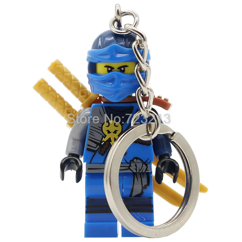 Jay Kai Carmadon NYA Ninja Krux фигурка брелок Vermin Wu chaviro Коул питор общий криптор DIY строительные блоки игрушки - Цвет: Jay