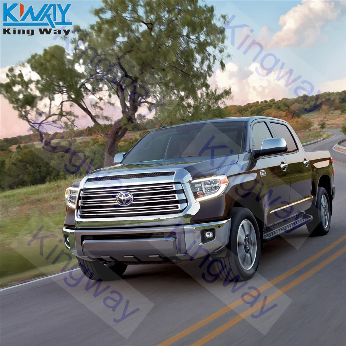 King Way-пара всех светодиодный фар в сборе для Toyota Tundra- фары