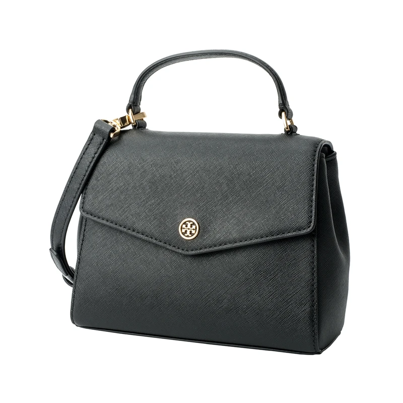 Аутентичные оригинальные и брендовые новые роскошные Tory Burch Robinson черные маленькие Сумки С Короткими Ручками женские сумки 49686/54653