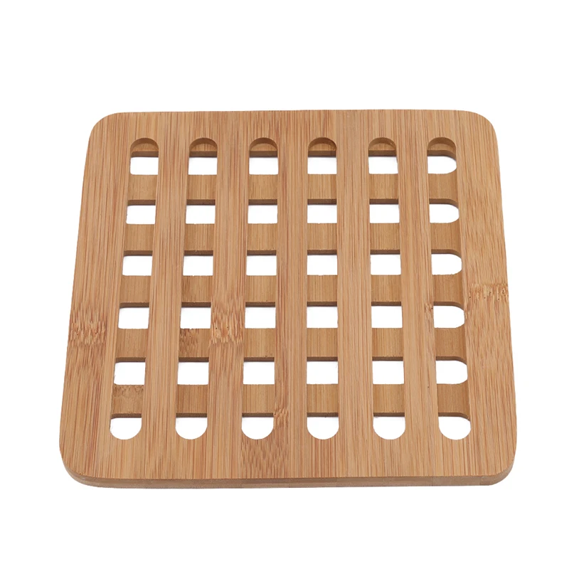Bamboo Pot Rack Coaster Insulation Bowl Pad Steam rack Kitchen Accessories Heat Resistant Mats Pad Removable Pot Holder