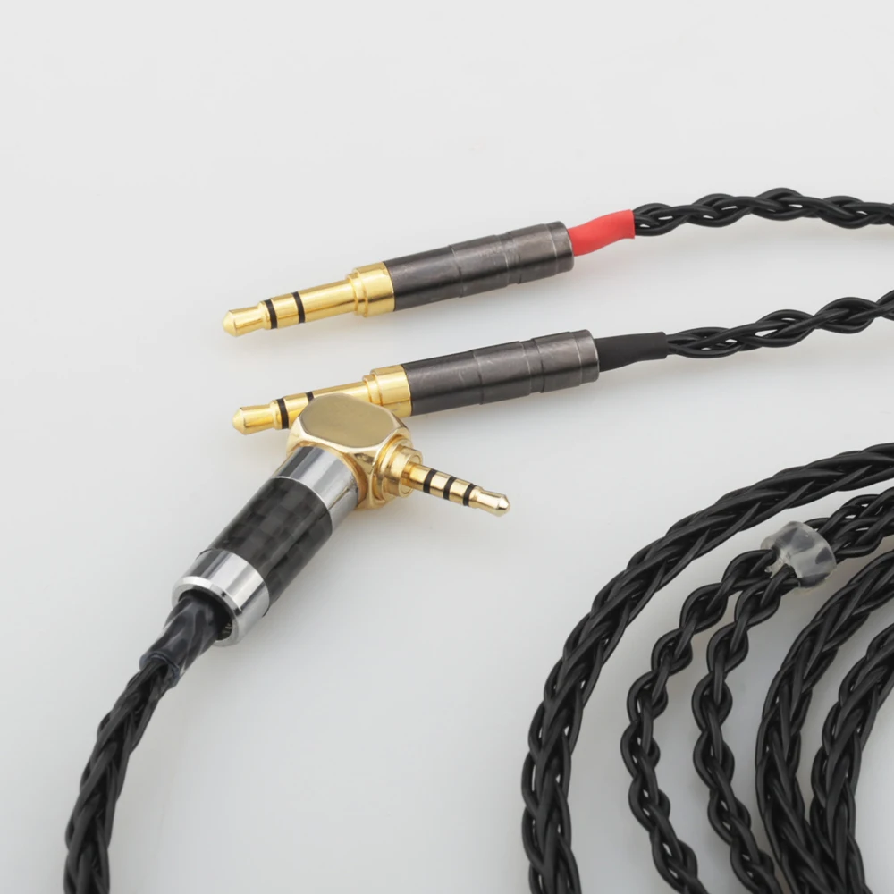 Audiocrast HC028 8 Cores Headphone Earphone Cable For Denon AH D600 D7100 Hifiman Sundara Ananda HE1000se HE6se he400