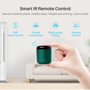 

BroadLink RM Mini3 IR Control Hub Smart Home Wi-Fi Enabled Infrared Universal Remote Control One With Alexa Echo Google Home