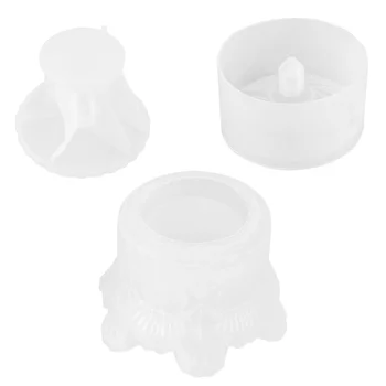 

1 Set Storage Box Mold Reusable Crown Jewelry Box Mold for Shop Home