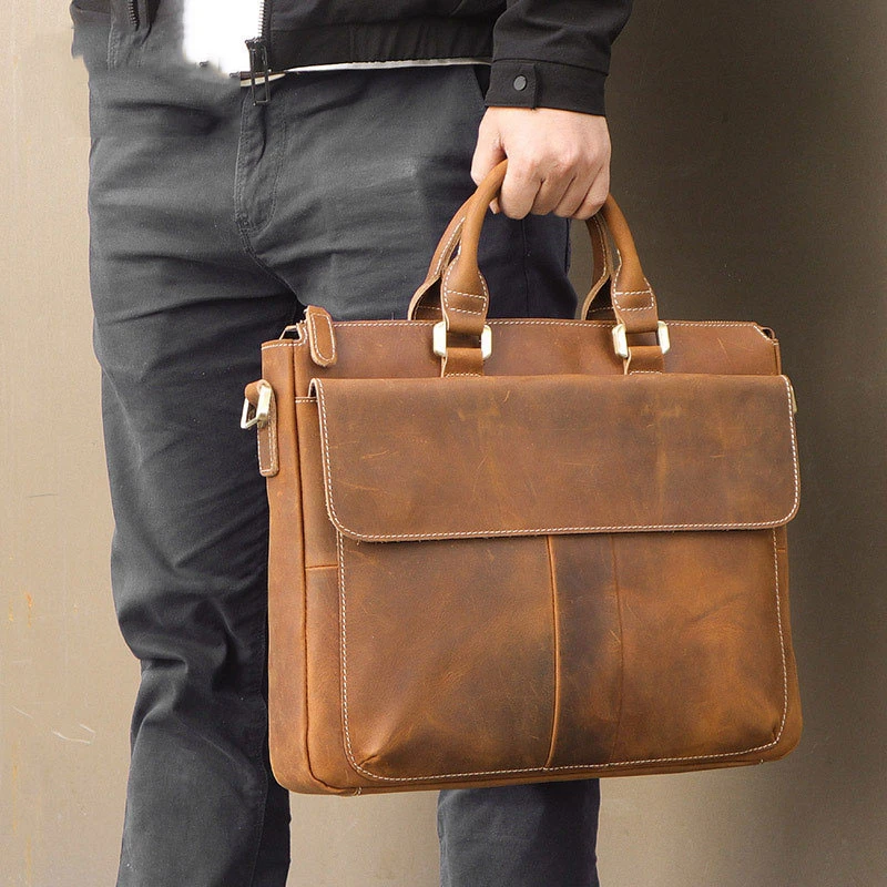 Maletín Vintage de lujo hombre, bolsa Formal para ordenador portátil de bolsos de 2020|Carteras| - AliExpress