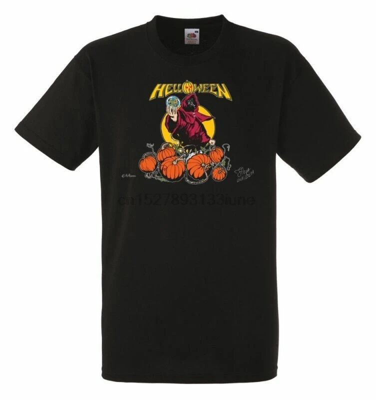 Hellowen Keep OF THE SEVEN KEYS Black Herren Футболка Мужская рок-группа футболка  | Мужские футболки -4000647918875