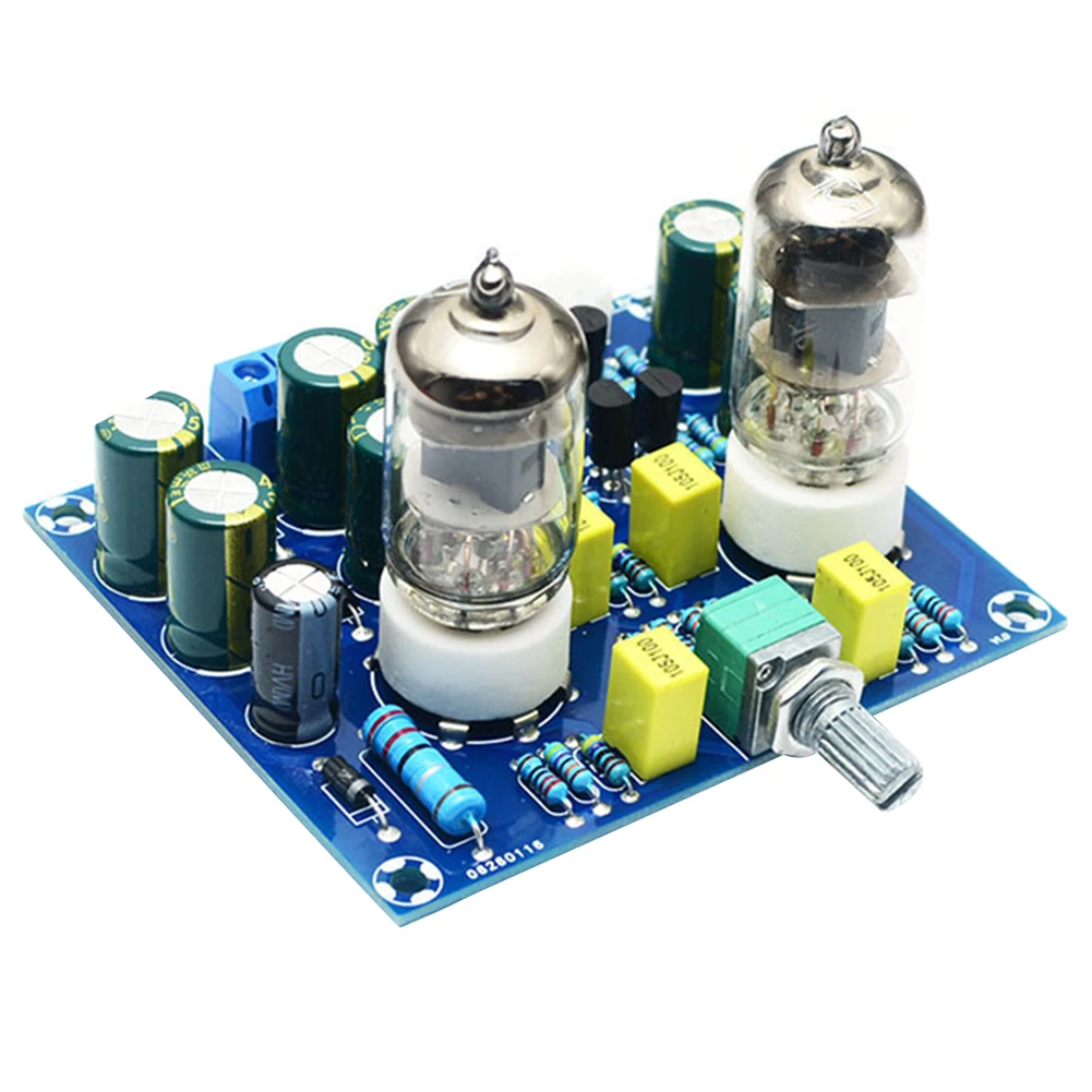 Finished Product Tone Speaker Bass Adjust Vacuum Tube HIFI 12V Durable Stereo Preamplifier Board Accessories Audio Bile DIY Amplifier - Цвет: Finished Product